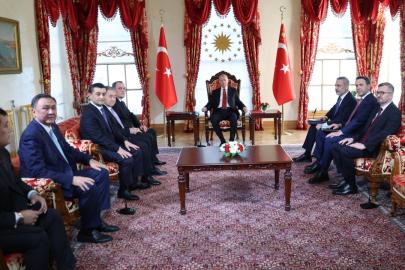 Cumhurbaşkanı Erdoğan, Türk Devletleri Teşkilatı heyetini kabul etti
