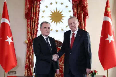 Cumhurbaşkanı Erdoğan, Türk Devletleri Teşkilatı Üyesi Dışişleri Bakanlarını Kabul Etti