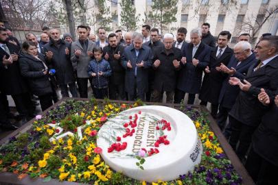 Destici, Yazıcıoğlu'nun kabrini ziyaret etti