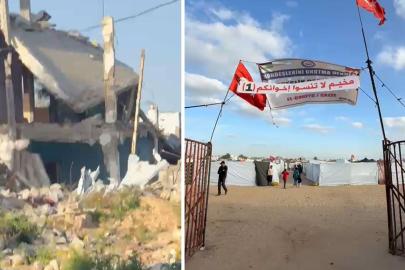 Gazze'de "Kardeşlik Çadır Kampı"na saldırı: Yaralılar var