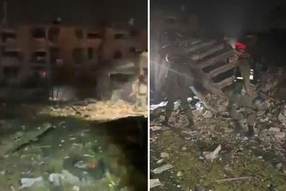 Geriye enkaz görüntüleri kaldı! İran, İsrail'i harabeye çevirdi