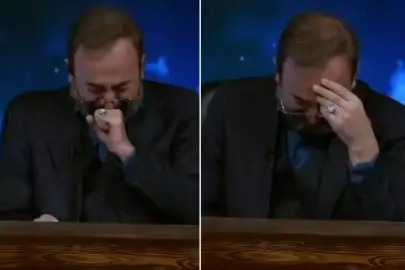 Hamaney'in ölüm haberini gözyaşları içinde duyurdu