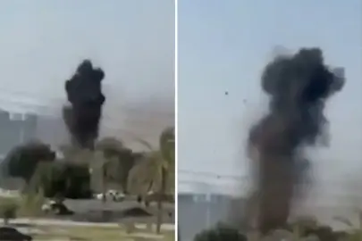 İlk kez yayınlandı! İşte ABD'nin Devrim Muhafızları'nın tesisini vurduğu anlar