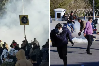 Irak da karıştı! Şiiler Yeşil Bölge'ye akın etti, polis sert müdahale etti
