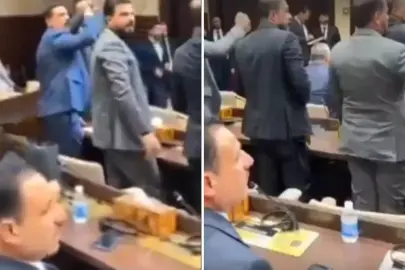 Irak Meclisi'nden ABD ve İsrail karşıtı sloganlar yükseldi