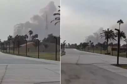 İran, Suudi Arabistan petrolünün kalbini vurdu! Aramco rafinerisinden dumanlar yükseliyor