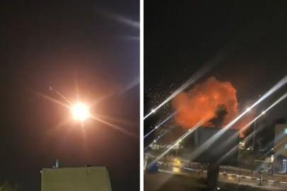 İran'dan İsrail'e füze saldırısı! Nükleer santralin bulunduğu bölgede şiddetli patlama