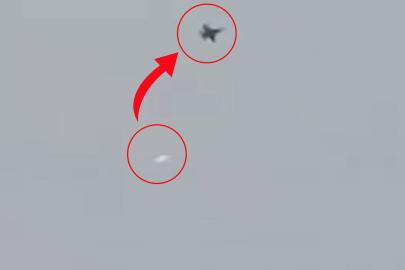 İran'ın ABD'ye ait F/A-18 savaş uçağını hedef aldığı anlar kamerada