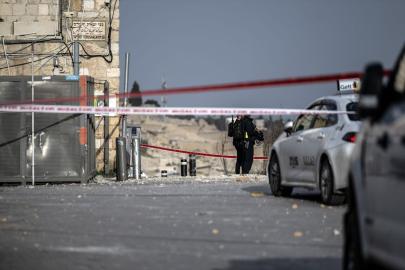 İran'ın misillemesi sırasında bir füze parçası, Doğu Kudüs'ün Eski Şehir bölgesine düştü