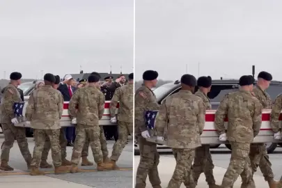 İran'la savaşta hayatını kaybeden askerlerin cenazesi ABD'ye ulaştı