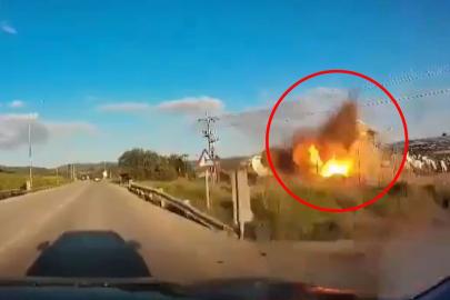 İsrail'in kritik istasyonu böyle vuruldu! Sirenler dahi devreye giremedi