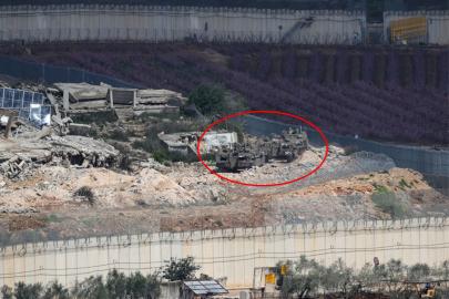 İsrail'in Lübnan'a düzenlediği kara harekatından ilk görüntü