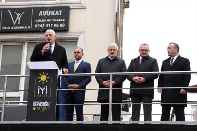 İYİ Parti Genel Başkanı Dervişoğlu, Ordu'da partisinin ilçe başkanlığı açılışını yaptı