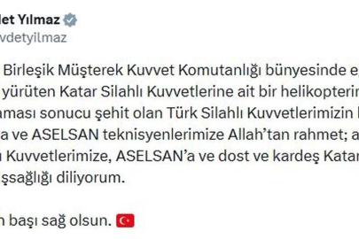 Katar'daki Helikopter Kazasında Şehit Olanlara Taziye Mesajları