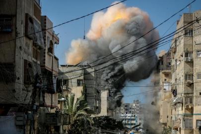 Katil İsrail'in Gazze'ye düzenlediği saldırıda 1 kişi hayatını kaybetti, 8 kişi yaralandı