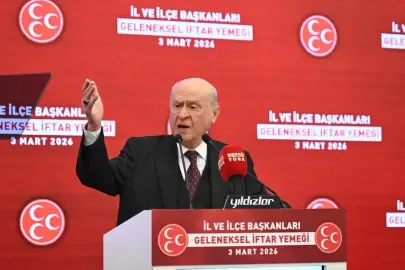 MHP Genel Başkanı Bahçeli, partisinin "İl ve İlçe Başkanları Geleneksel İftar Programı"nda konuştu Açıklaması