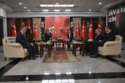 MHP Genel Merkezi'nde siyasi partiler arası bayramlaşma