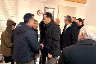 Milletvekili Nebi Hatipoğlu Mahmudiye'de muhtarlarla buluştu