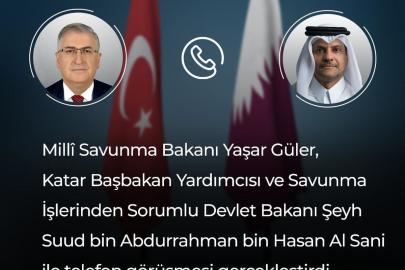 Milli Savunma Bakanı Yaşar Güler, Katarlı mevkidaşıyla görüştü