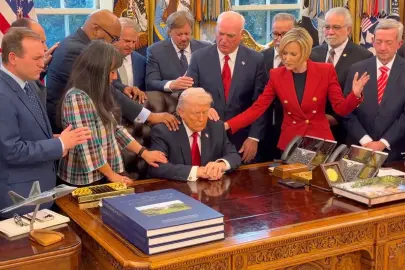 Oval Ofis'te olay görüntü! İzleyen herkes aynı yorumu yapıyor