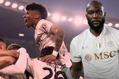 (ÖZET) Romelu Lukaku'dan Verona'ya son dakika üçlüğü! Napoli golcüsüyle kazandı