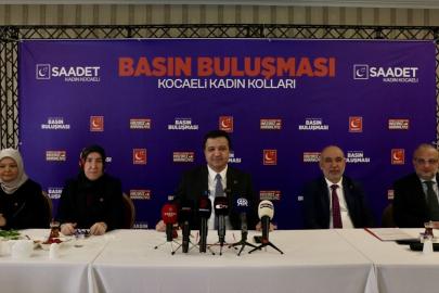 Saadet Partisi Genel Başkanı Arıkan, Kocaeli'de gazetecilerle buluştu Açıklaması