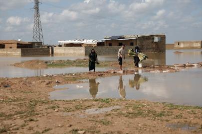 Suriye'nin Haseke ilinde sel: 400 ev zarar gördü, 500 aile tahliye edildi