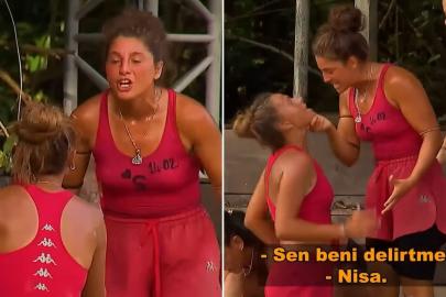 Survivor'da Seren Ay ve Nisanur arasında büyük kavga! Acun cezayı açıkladı