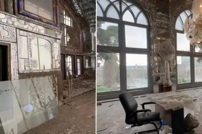 Tahran'da tarihi saray hava saldırısında hasar gördü