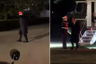 Trump "Hedefiniz nedir Başkan?" sorusunu yanıtsız bıraktı