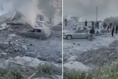 Ülke şokta! Füzelerin isabet ettiği kasaba kan gölüne döndü