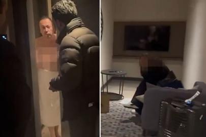 Uşak Belediye Başkanı Özkan Yalım’ın otel odasında gözaltına alındığı anlar