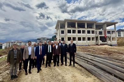 AK Parti Karabük heyeti, yatırımları inceledi