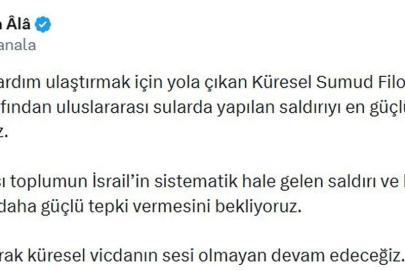 AK Parti'li Ala: Uluslararası toplumun İsrail'in katliam siyasetine daha güçlü tepki vermesini bekliyoruz