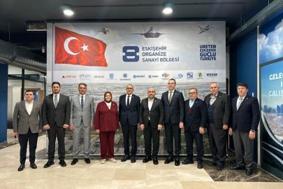 AK Parti'li Gürcan, Eskişehir'de organize sanayi bölgesindeki kuruluşları ziyaret etti