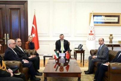 Bakan Çiftçi, İran'ın Ankara Büyükelçisi Habibullahzadeh ile bir araya geldi