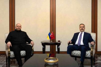 Bakan Fidan, Ukrayna Milli Güvenlik ve Savunma Konseyi Sekreteri Umerov ile görüştü