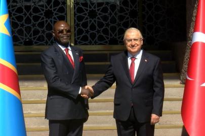 Bakan Güler, Kongolu mevkidaşı Muadiamvita ile görüştü