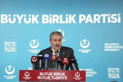 BBP Genel Başkanı Destici, basın toplantısı düzenledi Açıklaması