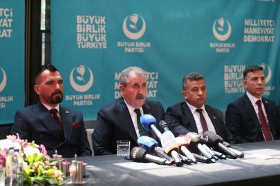 BBP Genel Başkanı Destici'den İsrail'in Küresel Sumud Filosu'na saldırısına tepki Açıklaması