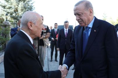 Beştepe'de Erdoğan-Bahçeli zirvesi