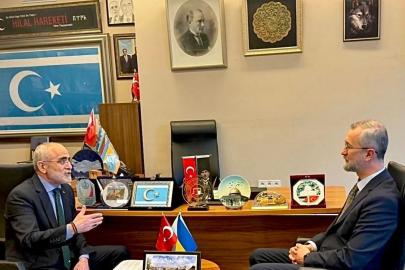 Cumhurbaşkanı Başdanışmanı Topçu, Ukrayna Büyükelçisi Celal ile görüştü