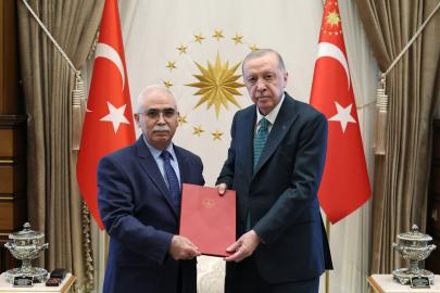 Cumhurbaşkanı Erdoğan, AYM Başkanı Özkaya'yı kabul etti