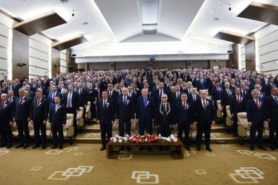 Cumhurbaşkanı Erdoğan, AYM'nin 64'üncü kuruluş yıl dönümü törenine katıldı