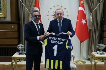 Cumhurbaşkanı Erdoğan, iş insanı Ulukaya'yı kabul etti