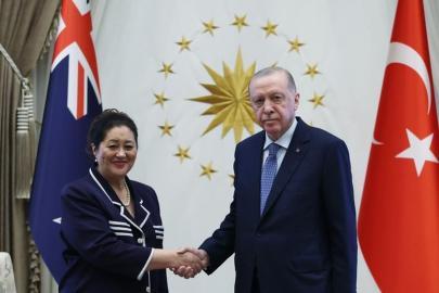Cumhurbaşkanı Erdoğan, Yeni Zelanda Genel Valisi Kiro'yu kabul etti