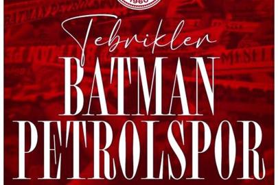 Cumhurbaşkanı Erdoğan'dan Batman Petrolspor'a tebrik mesajı