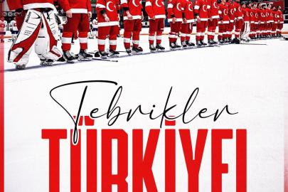 Cumhurbaşkanı Erdoğan'dan Buz Hokeyi Erkekler A Milli Takımı'na tebrik mesajı