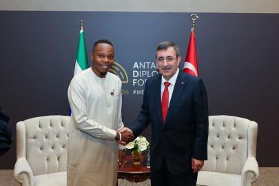 Cumhurbaşkanı Yardımcısı Yılmaz, Antalya Diplomasi Forumu kapsamında görüşmeler yaptı Açıklaması