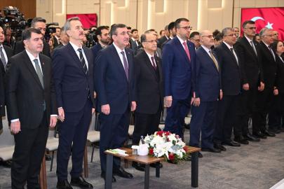 Cumhurbaşkanı Yardımcısı Yılmaz, Üniversite-Savunma Sanayii Güç Birliği Töreni'nde konuştu Açıklaması